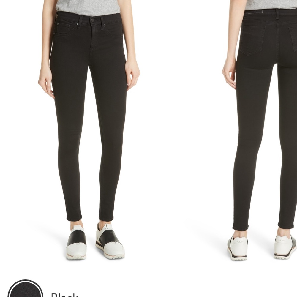 Rag and Bone black denim